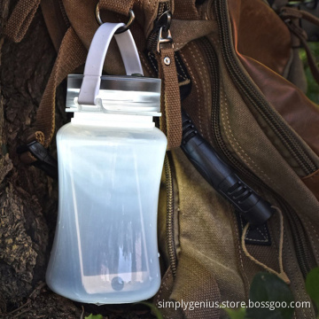 handheld and foldable high lumens led sport light for fishing biking hiking
